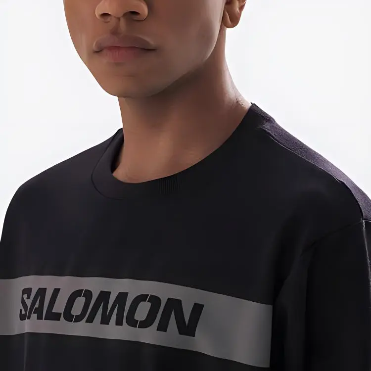 SALOMON ESSENTIAL CREW NECK M Sweatshirt Men's Pitch Black-2