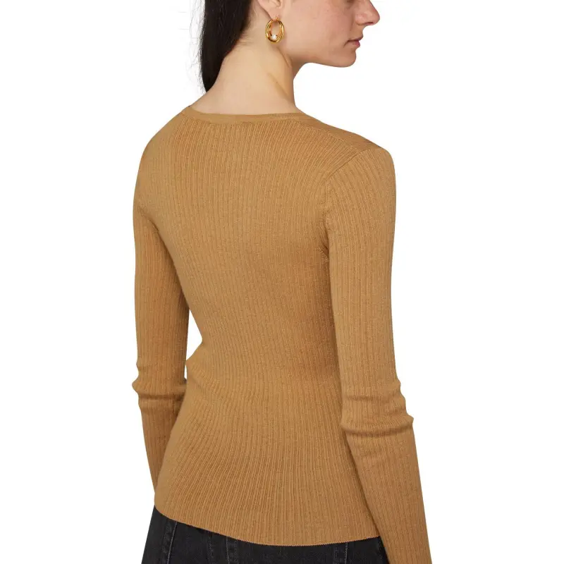 MaxMara Urlo Ribbed Long Sleeve Sweater-11