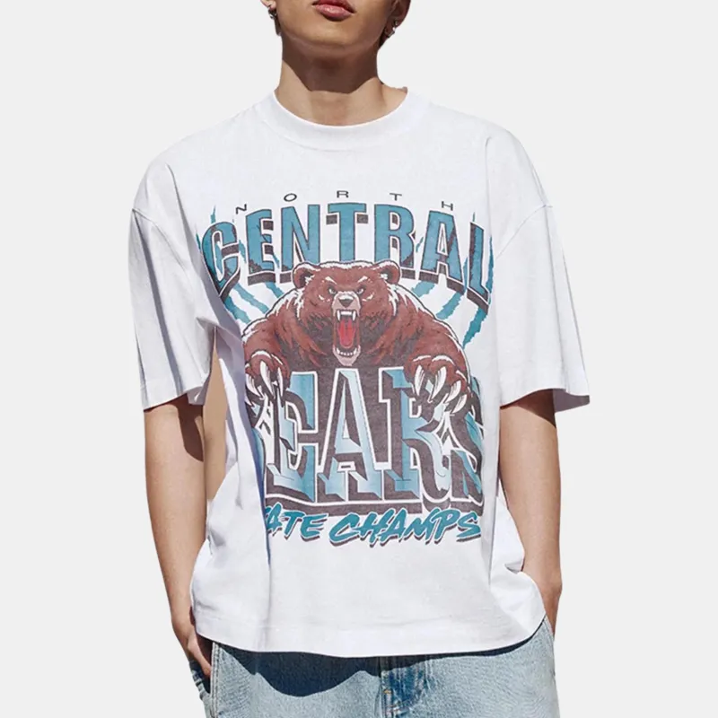 Hollister T Shirts Men White-2