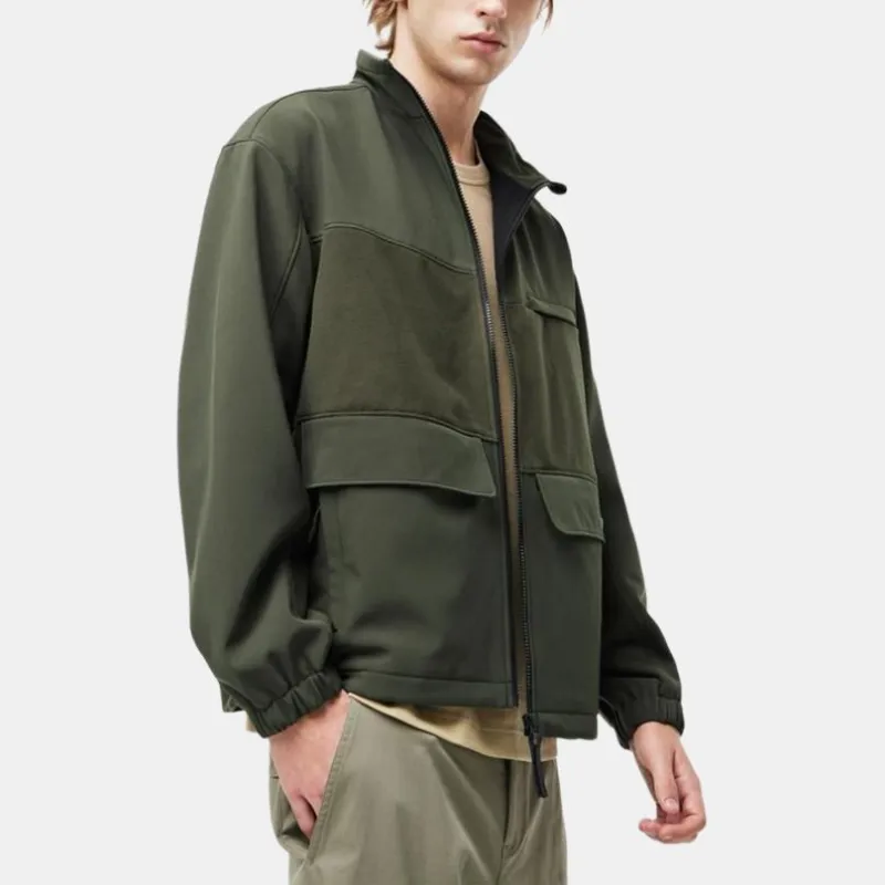 LACOSTE Jackets Coats Men's Brown Green-3