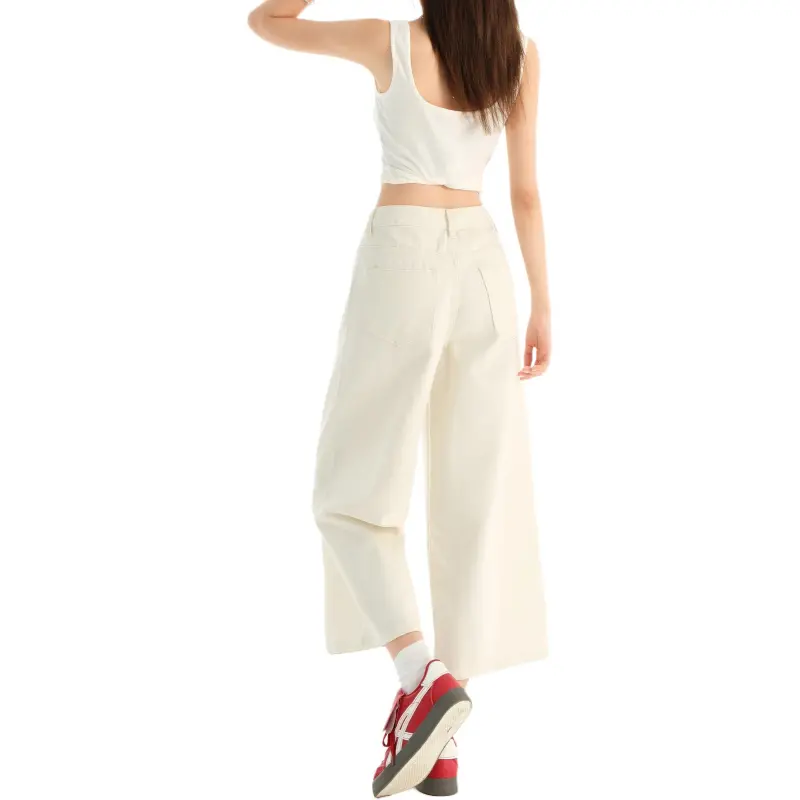 Wen Shan Jeans Women's Apricot-1