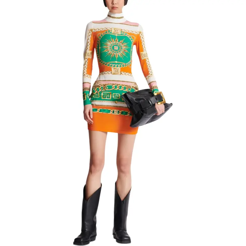 BALMAIN Graphic print Bodycon Dress-2