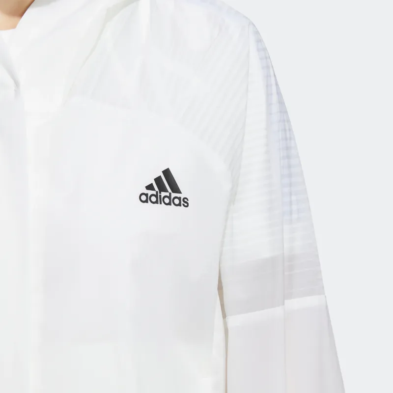 Adidas Cropped Coat Women's White-4