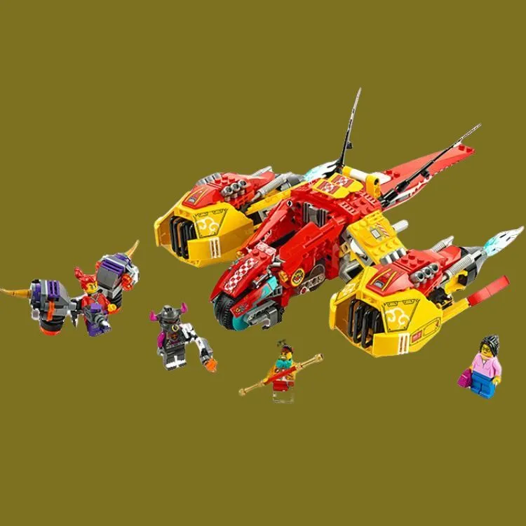 LEGO Little Monkey King Collection Qi Xiaotian Cloud Fighter Building Blocks 301 600pcs 80008-2
