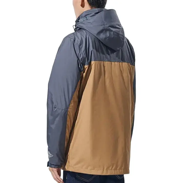 Columbia Hiking Waterproof, Breathable, And Thermal Heat Reflective Windbreaker Jacket Men's Brown-2