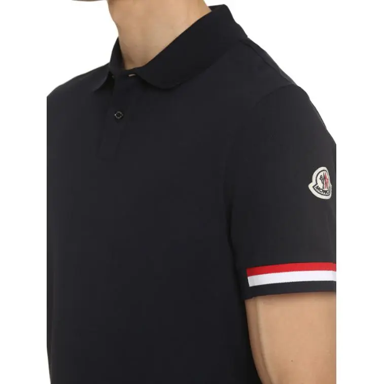 Moncler SS22 Polo Shirts Men Blue-4