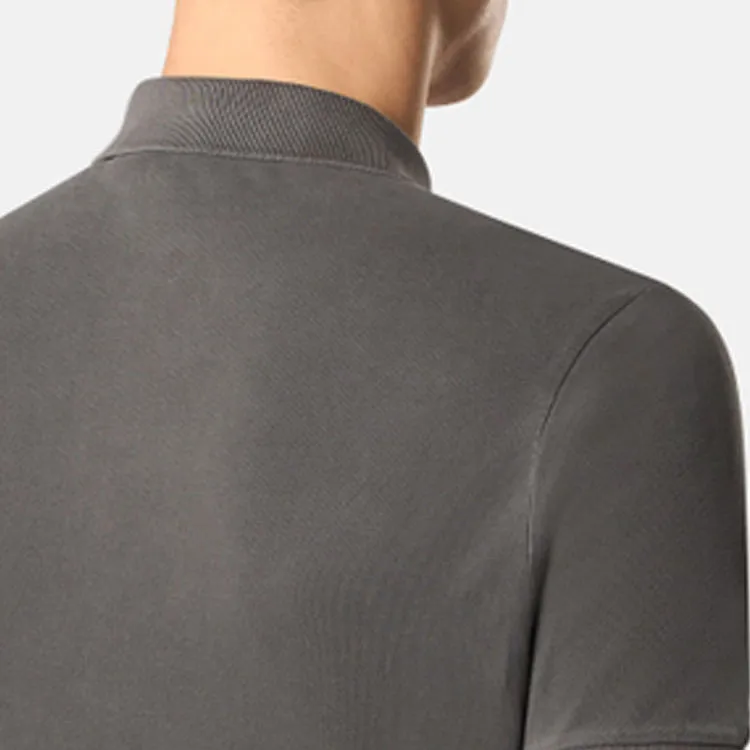 STONE ISLAND Piqué Polo Shirt-5
