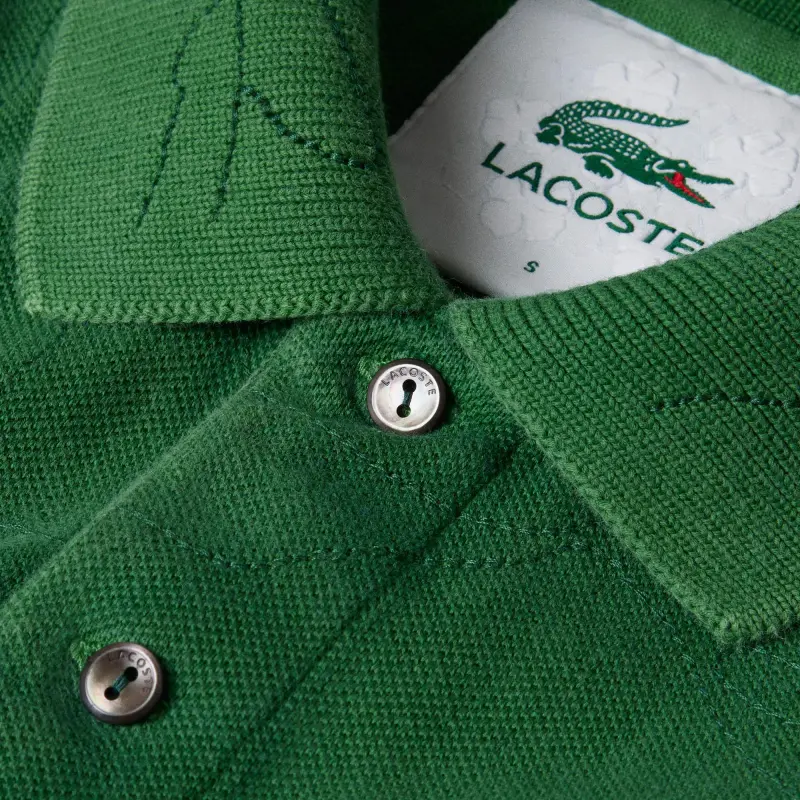 LACOSTE Crocodile appliqué Polo Shirt-3