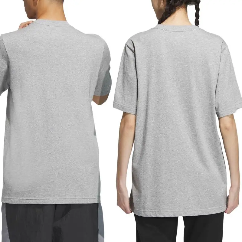Adidas Neo T Shirts Men Medium Heather Gray-5