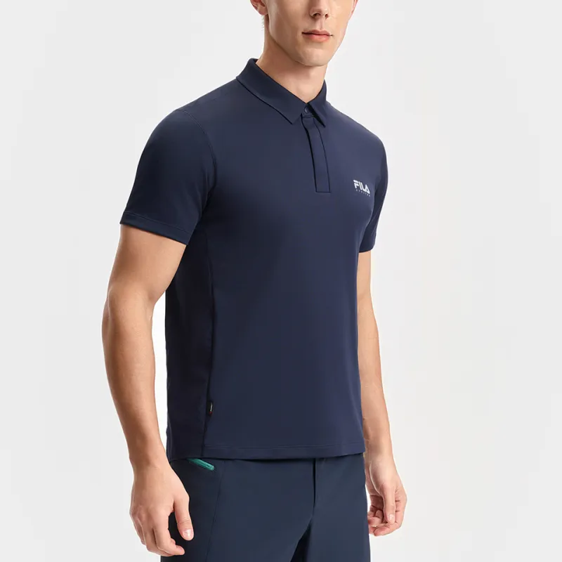 FILA Polo Shirt Men's Gemstone Dark Blue NV-2