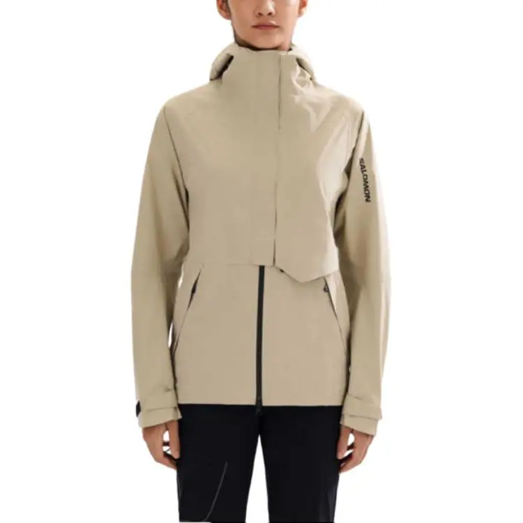 SALOMON OUTERPATH Windbreaker Jackets Women's White Pepper-2