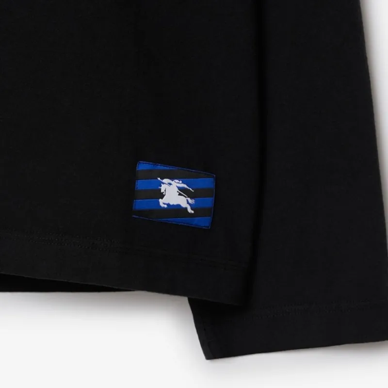 Burberry Logo appliqué Long sleeve T shirt-8
