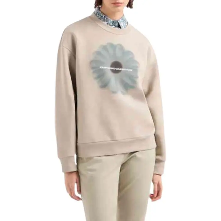 EMPORIO ARMANI Asv Sweatshirt With Oversized Print From The Peace Capsule Collection-2