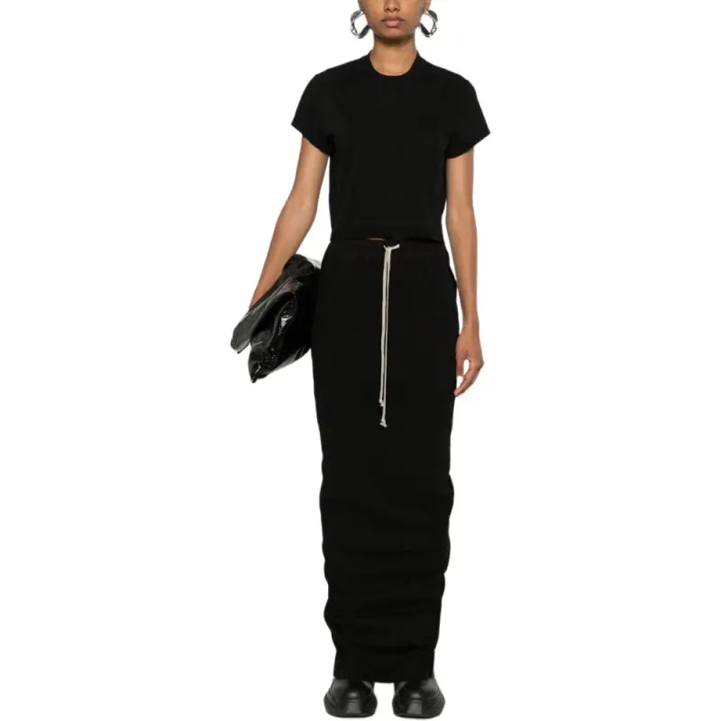 Rick Owens DRKSHDW Pull On Pillar Drawstring Skirt-2