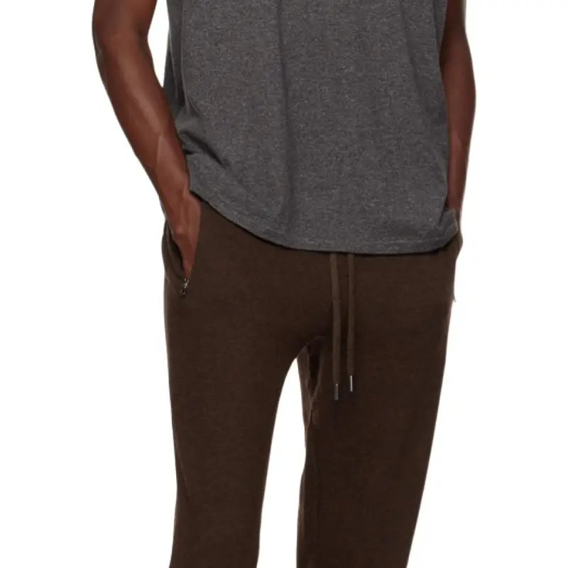 Polo Ralph Lauren Knitted Sports Pants Men's Brown-2