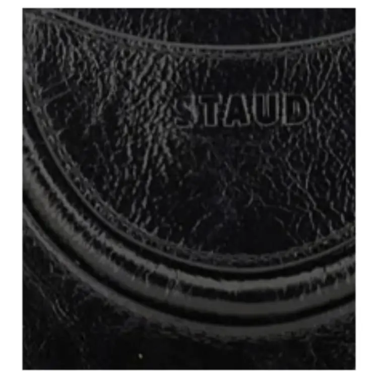 Staud Cow Leather Shoulder Bag Crossbody Bag Handbag Mini Women's Black-4