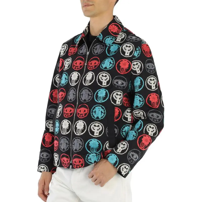 Roberto Cavalli Jackets Coats Men's Multicolor-2
