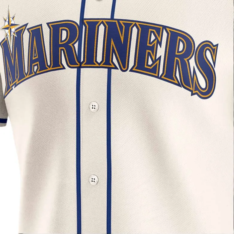 Nike Julio Rodríguez Seattle Mariners Men's Nike Dri FIT Adv Mlb Limited Jersey-2