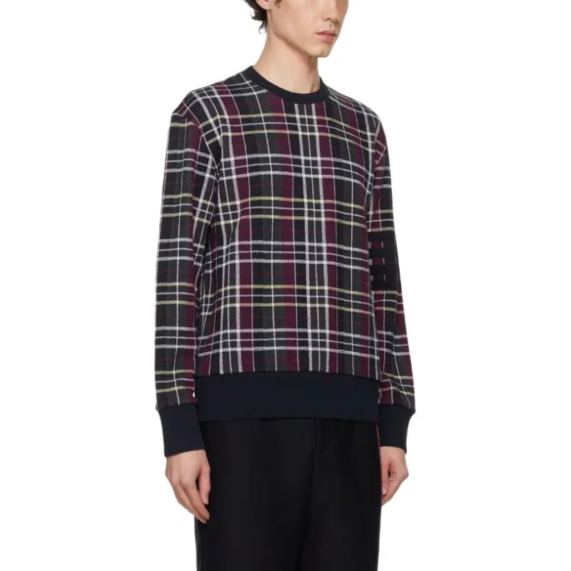 THOM BROWNE Checked Sweater-4