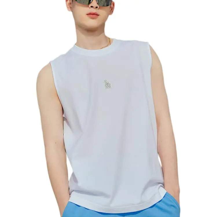 MLB Los Angeles Dodgers Tank Tops Unisex White-2