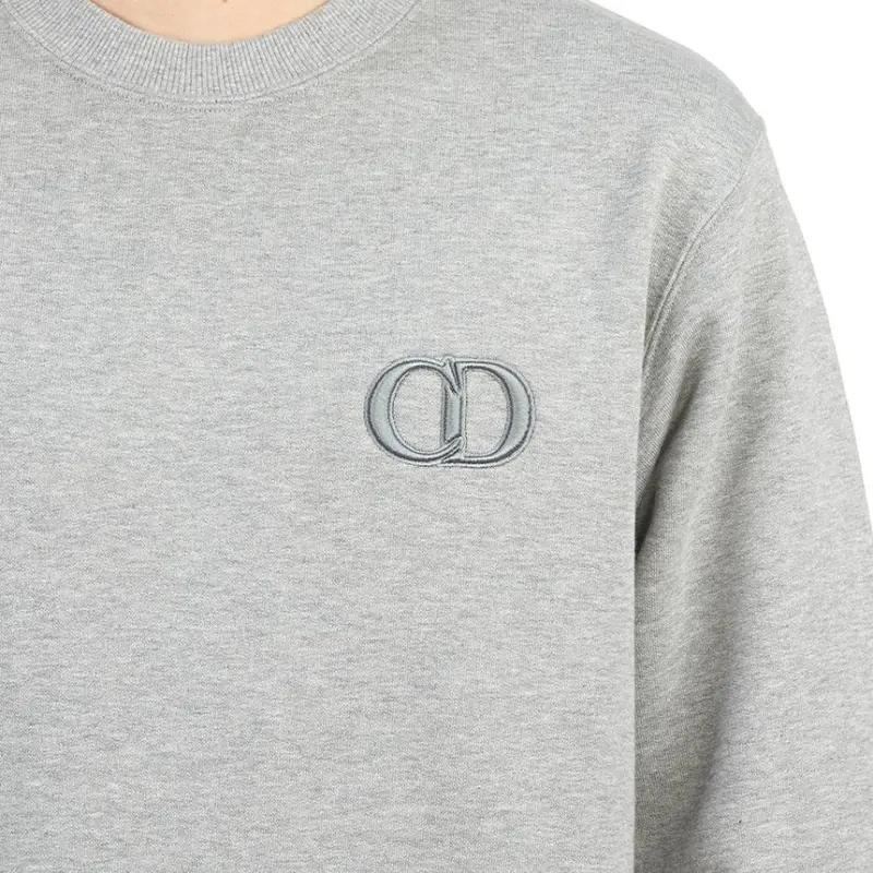 DIOR Sweatshirts Men Gray-8