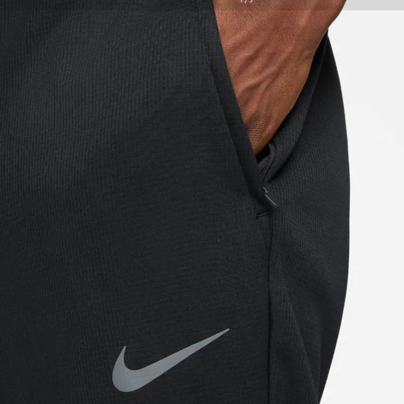 Nike Therma Fit Fitness Pants Knitted Sports Pants Men's Black-4