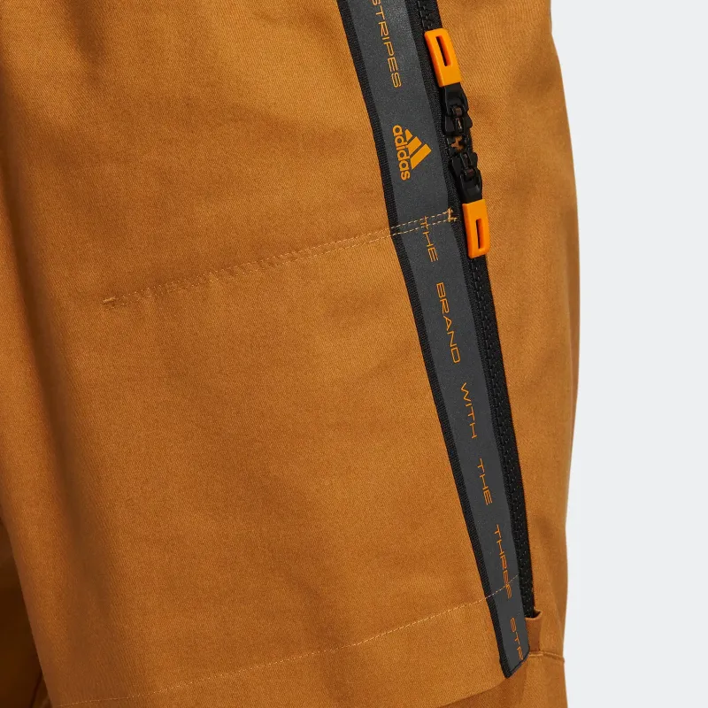 Adidas Casual Pants Men Brown-5