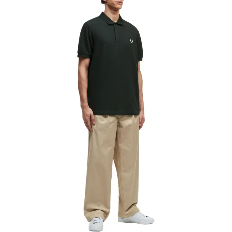 FRED PERRY Logo embroidered Polo Shirt-4