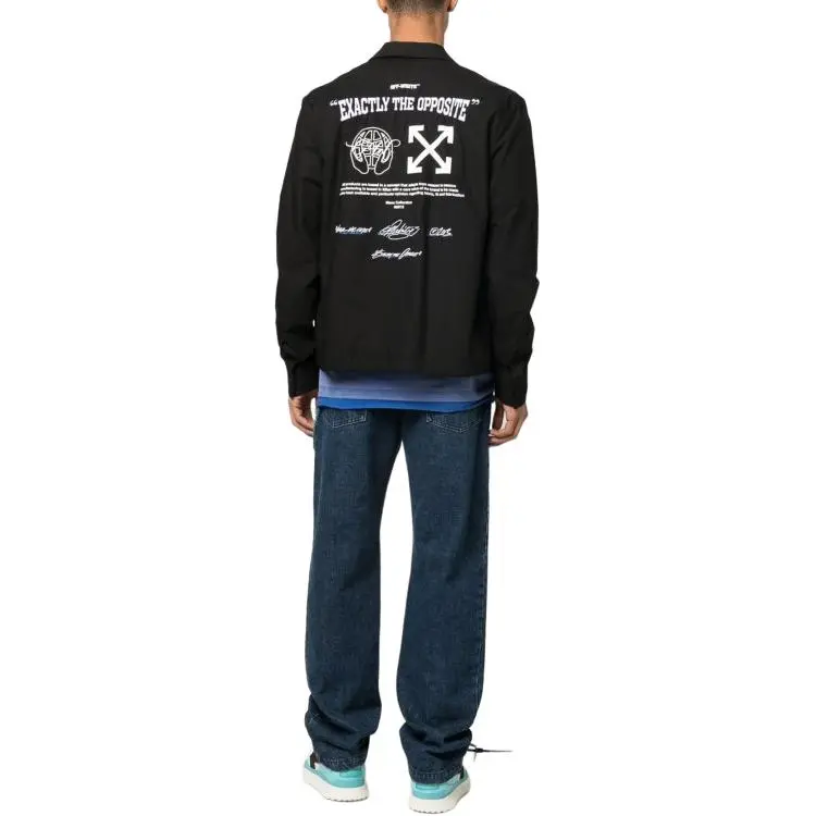 OFF WHITE Zipped Long Sleeved Shirt-2