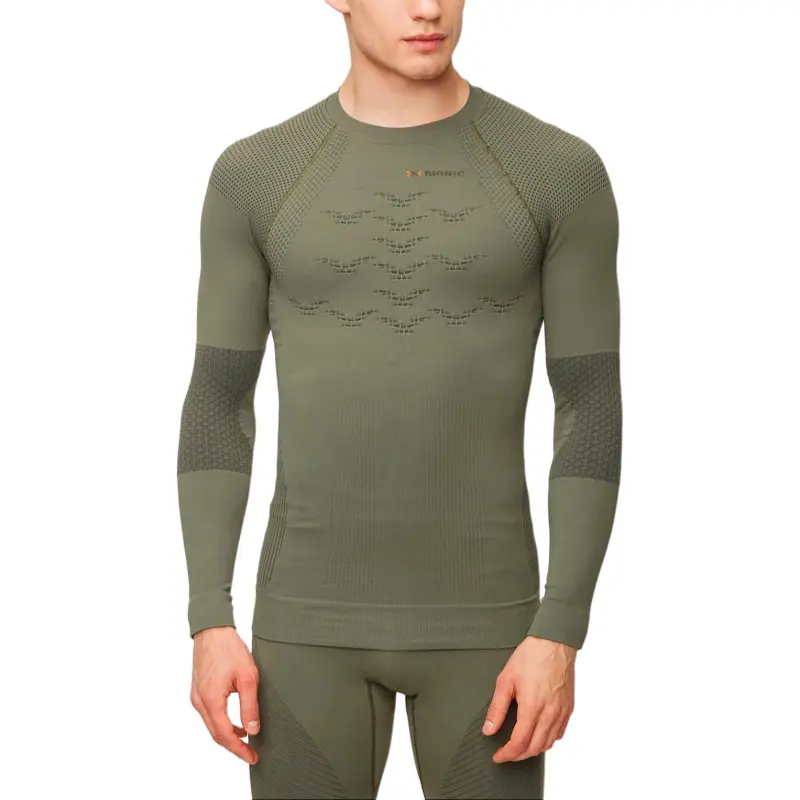 XBIONIC T Shirt Men's E052/Olive Green/Coal Black-2