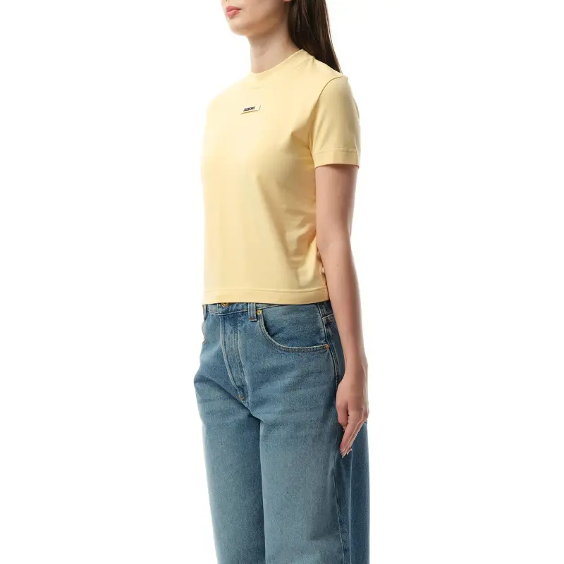 Jacquemus Le T Shirt Gros Grain 'Light Beige'-2