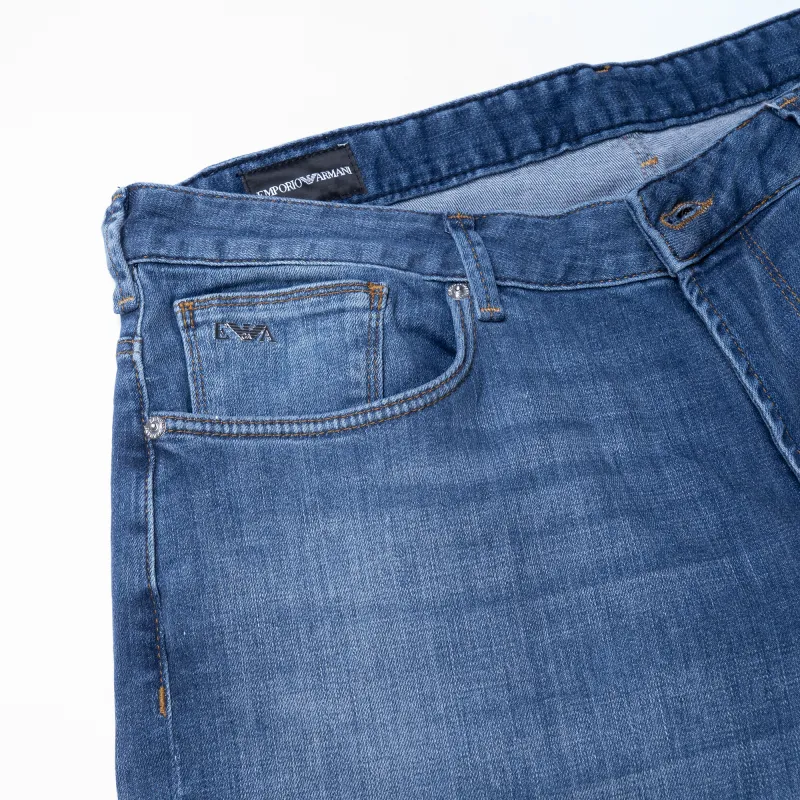 EMPORIO ARMANI SS23 Jeans Men's Denim Blue-2