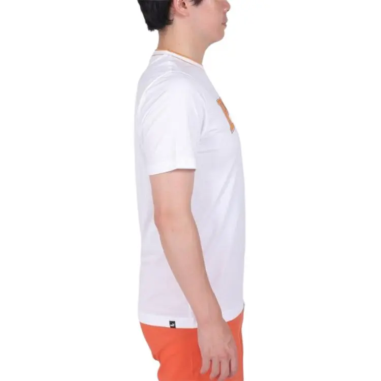 PUMA T Shirts Men White-3