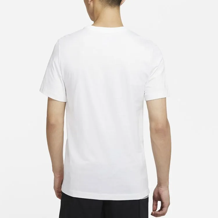 Nike T Shirts Men White-3