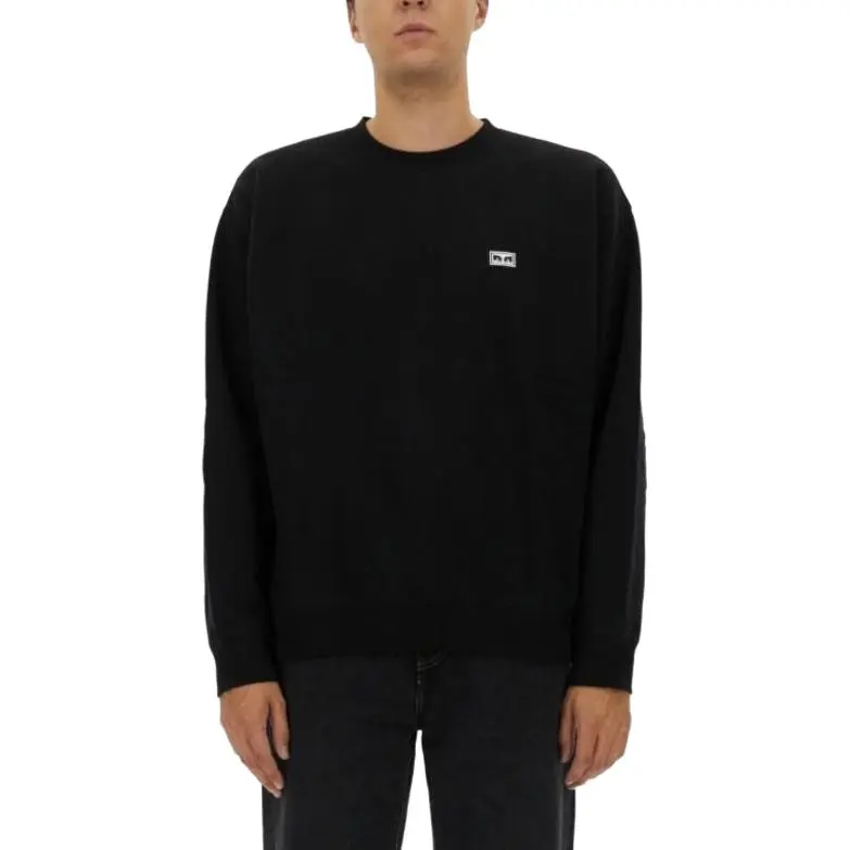 Obey Sweatshirts Men Black-2