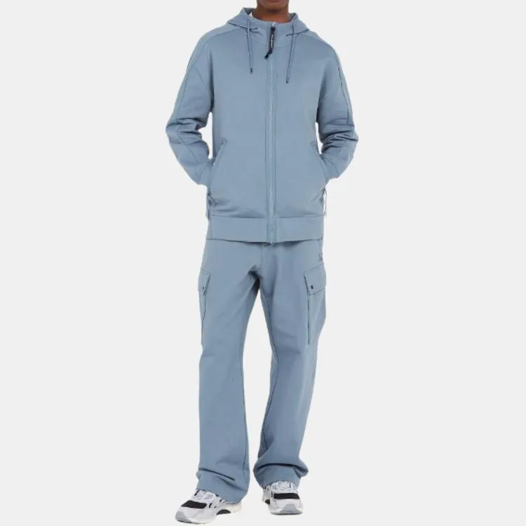 C.P.Company Diagonal Raised Fleece Goggle Zipped Hoodie-2