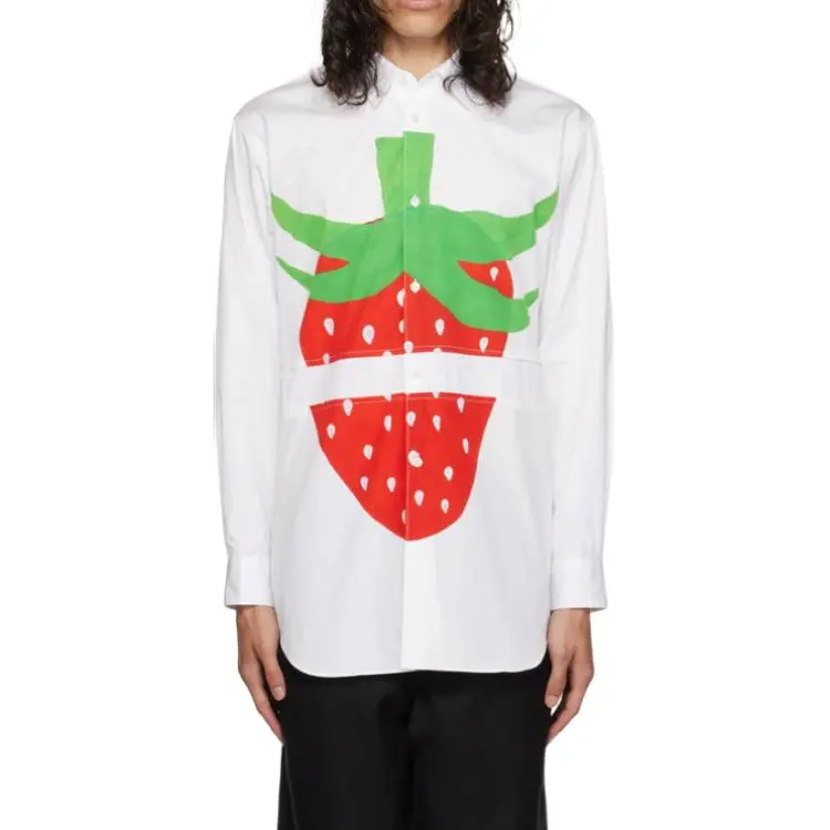 CDG Shirts Men White-3
