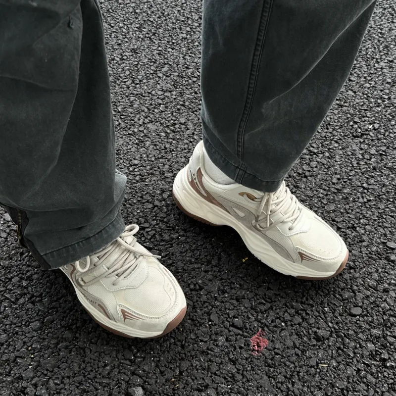 JEEP SPIRIT Slip Resistant, Abrasion Resistant, Lightweight, Rebound Low Top Casual Shoes Men Light Sandy-6