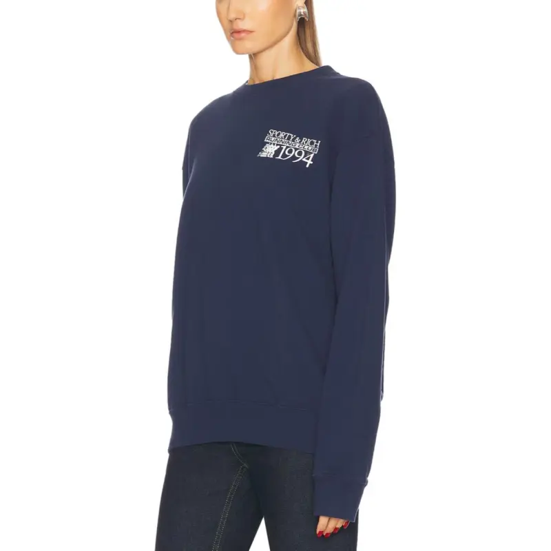 SPORTY & RICH Logo Sweatshirt-4