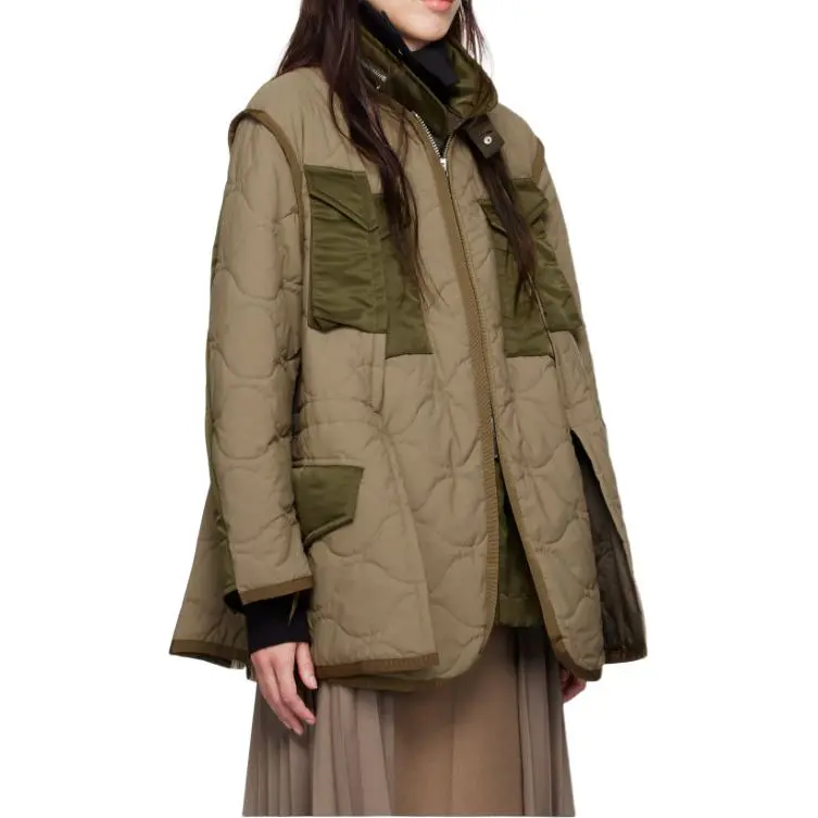 Sacai High Neck Quilted Jacket-3