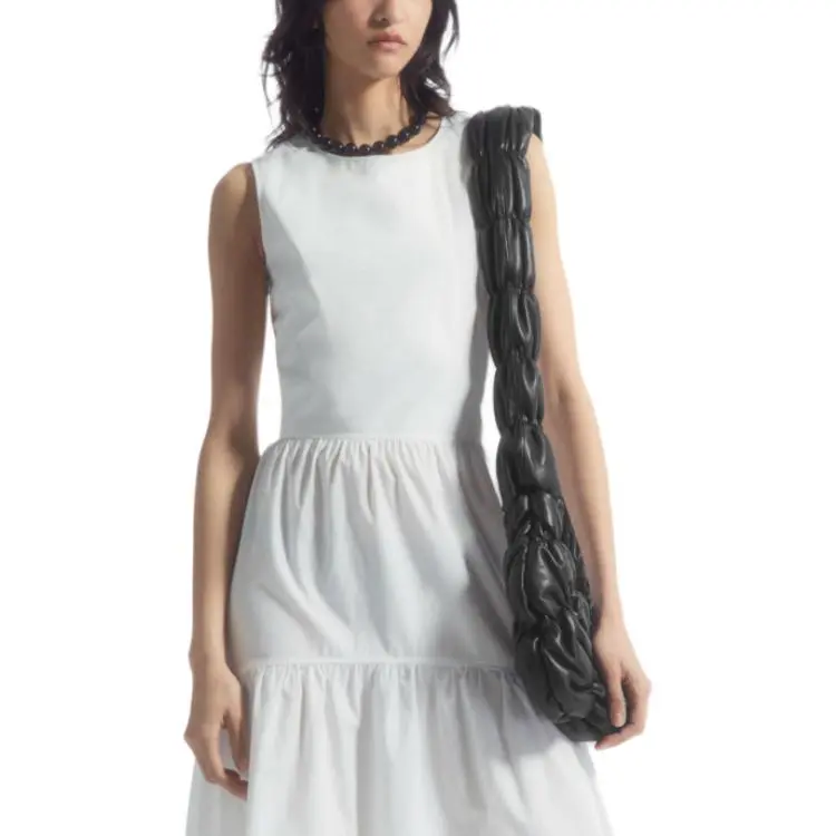 COS Sleeveless Dress Women's White-4