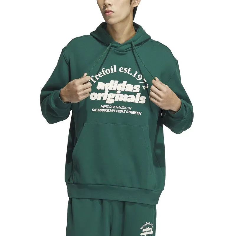 Adidas Originals GRAPHIC HOODIE Sweatshirt Men's Green-2