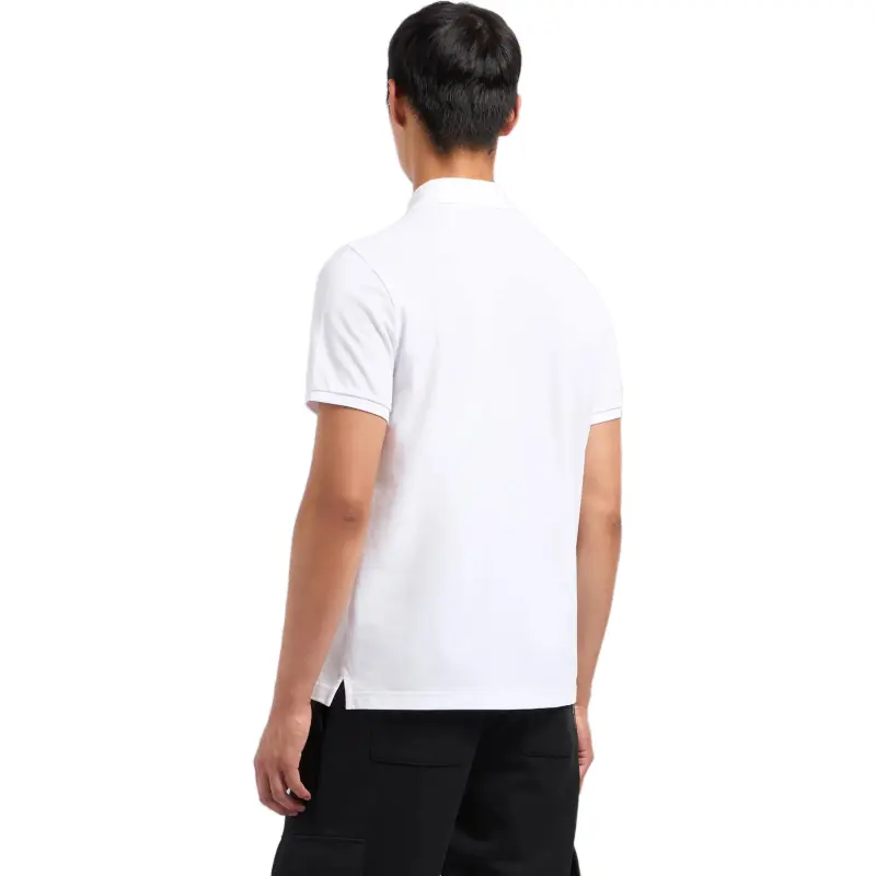 Moose Knuckles Logo Plaque Short Sleeve Polo Shirt-3