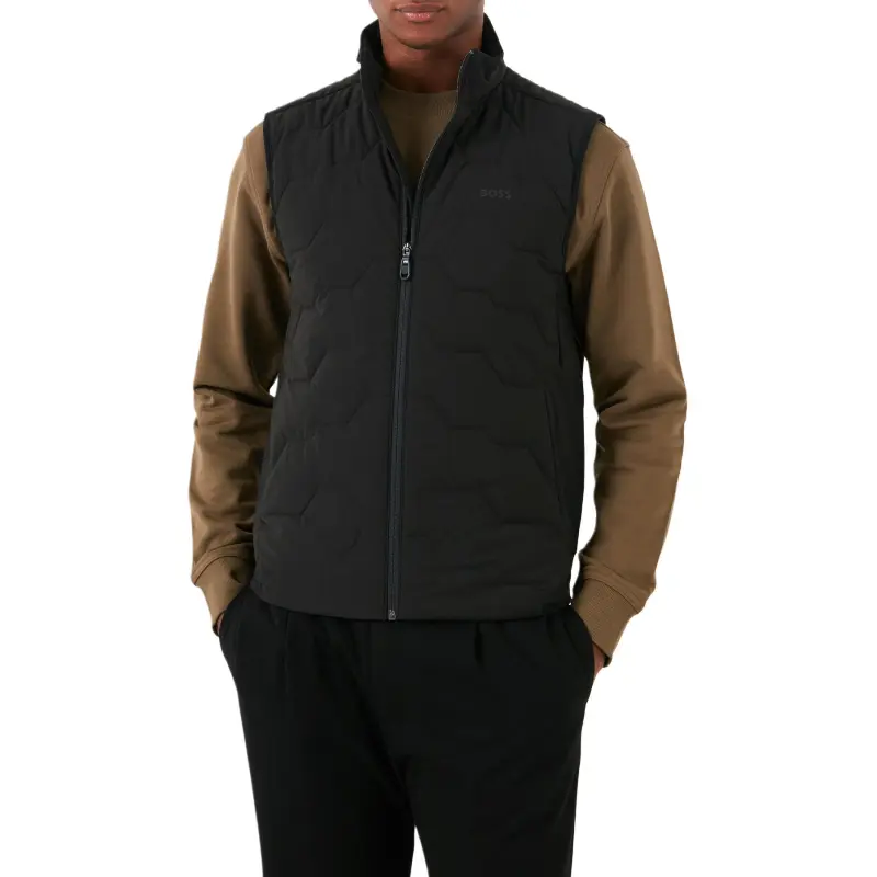 HUGO BOSS Vests Men Black-3