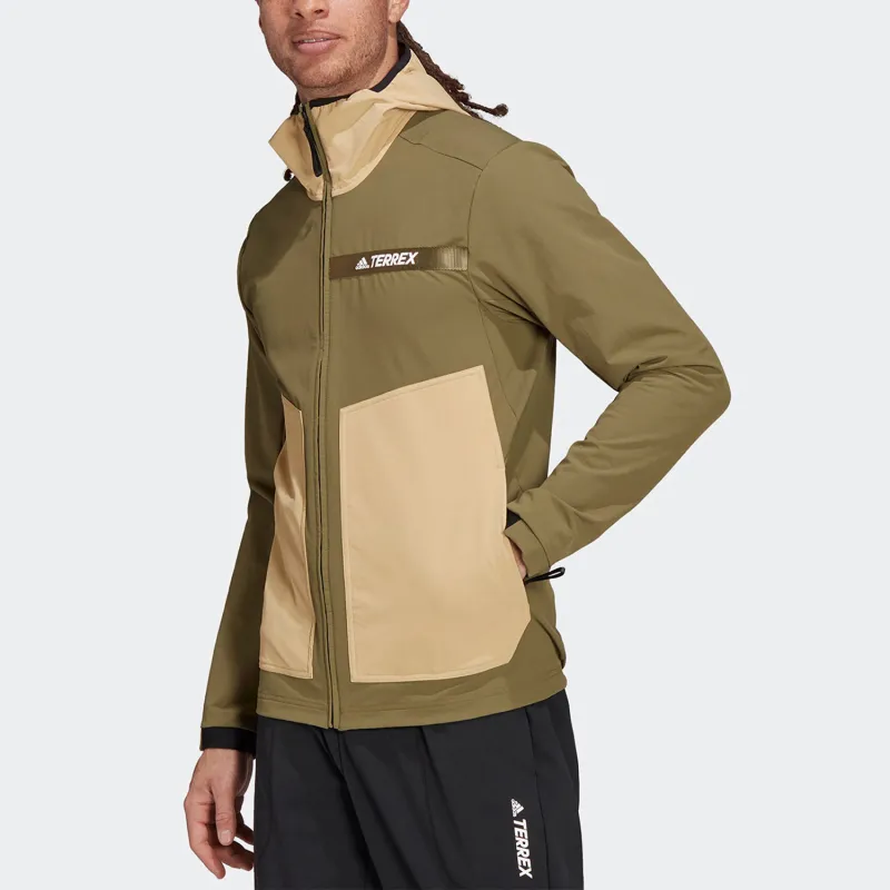 Adidas Terre Jackets Coats Men's Yellow-7