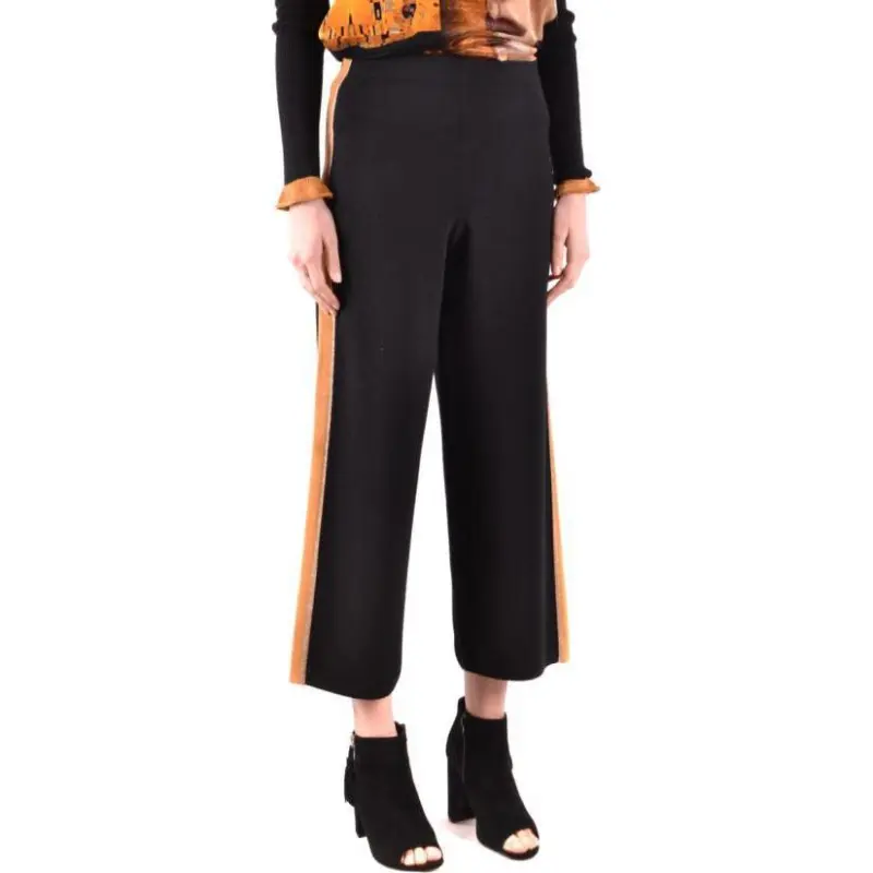 D.Exterior Casual Pants Women's Black-3