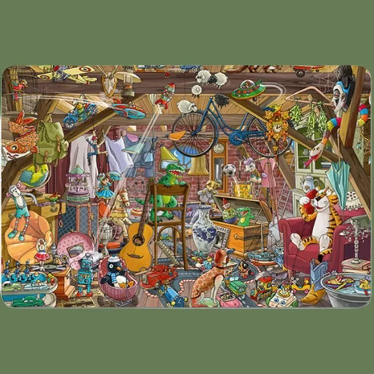 HEYE Classic Triangular Box Collection Attic Puzzles 1000pcs 29885-1