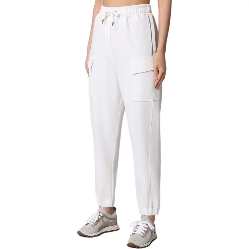 Brunello Cucinelli Side Stripe Drawstring Cargo Pants-2