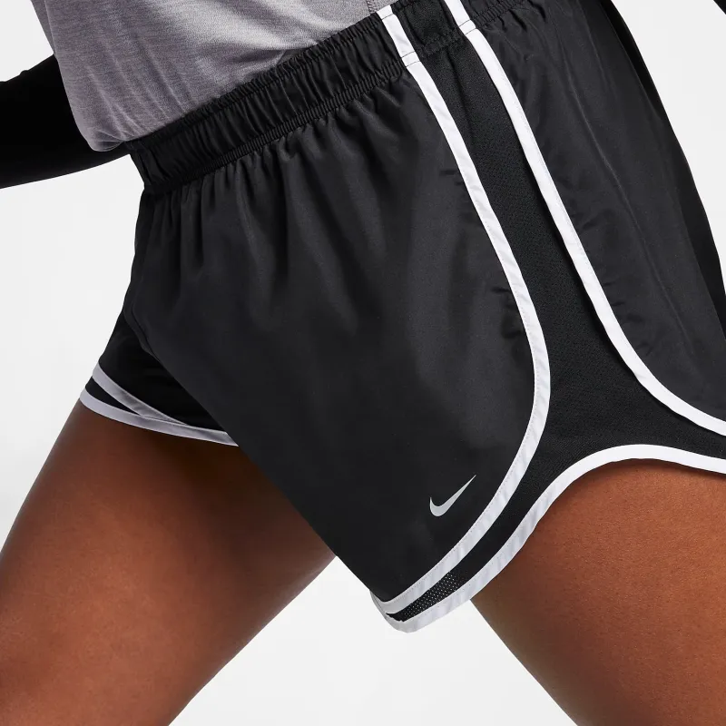 Nike Tempo Casual Shorts Women's Black White/Wolf Gray-4