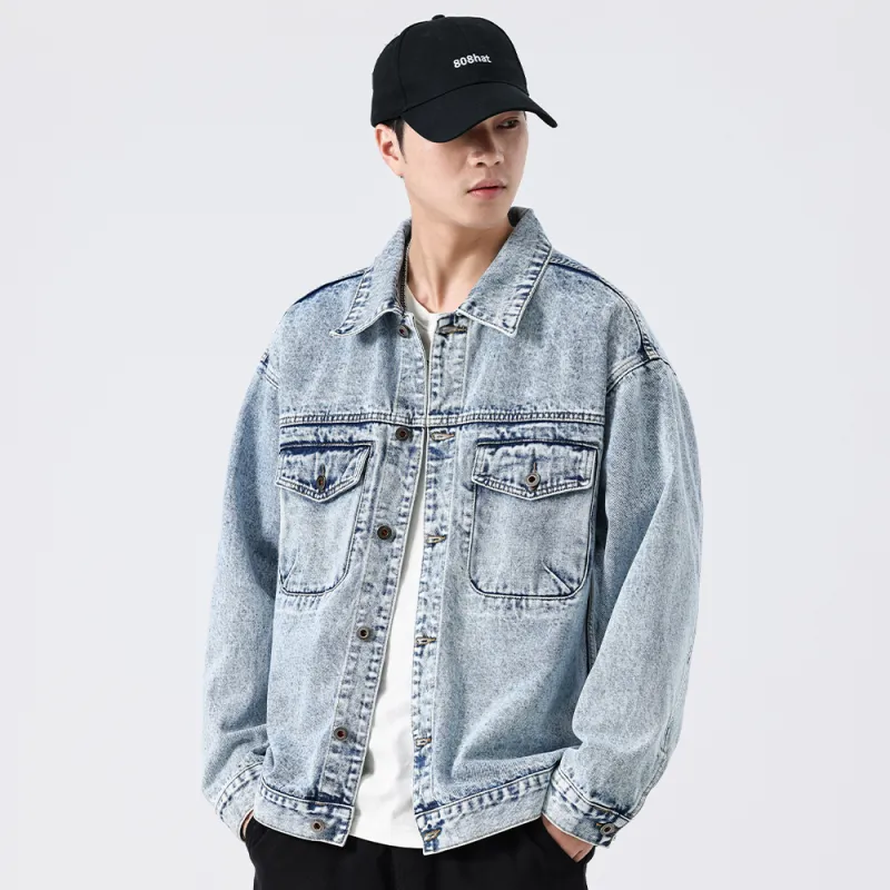VALKOMM Denim Jacket Unisex Graphite Blue-4